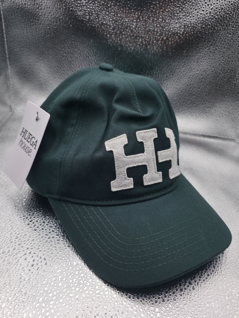 Letterman Hat in Forest Green by Huega House